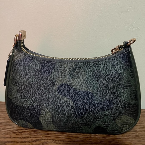Coach Teri Mini Crossbody Bag In Signature Camo Print - Picture 7 of 9